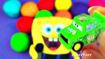 Play-Doh Surprise Eggs Spongebob Squarepants Peppa Pig Thomas the Tank Engine Cars 2 Toys Flufft