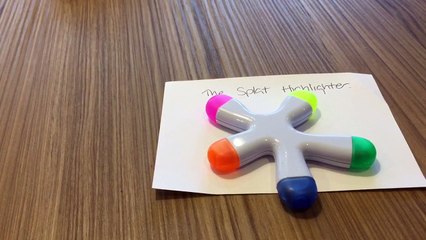 Full colour Digital Printing UK Splat highlighter just in £1.12p per pen