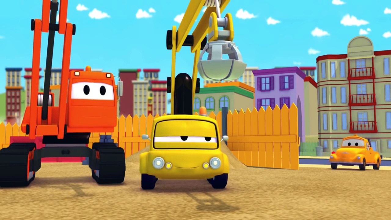 Tom der Abschleppwagen und der Abrisskran | Lastwagen Bau Cartoon Serie für Kinder