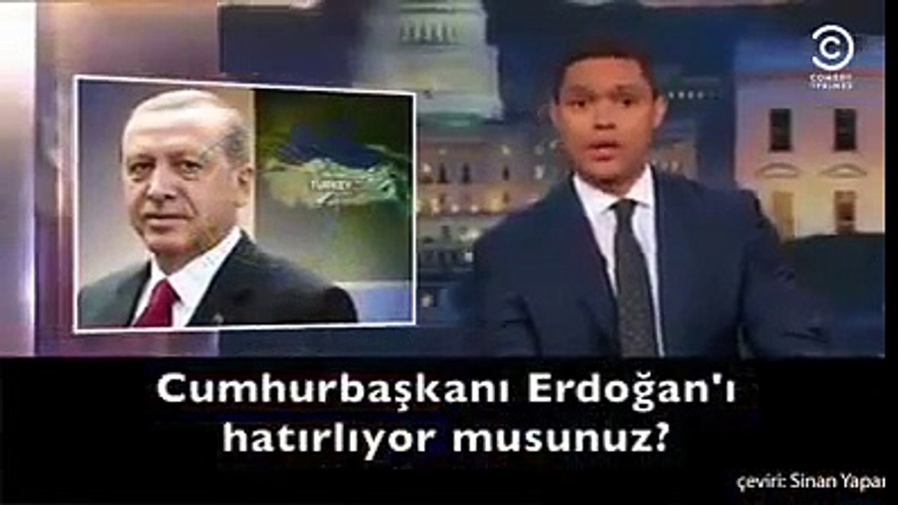 Turkiye'nin yeni dikdatoru Erdogan Turkey's New Dictator Trevor Noah