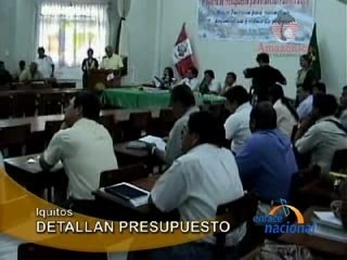 DETALLAN PRESUPUESTO - IQUITOS
