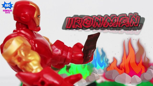 Superheroes Finger Family Rhymes Surprises _ So Surprise Toys Finger Family So