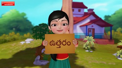 Dikkulu (Directions) _ Telugu Rhymes Infobell