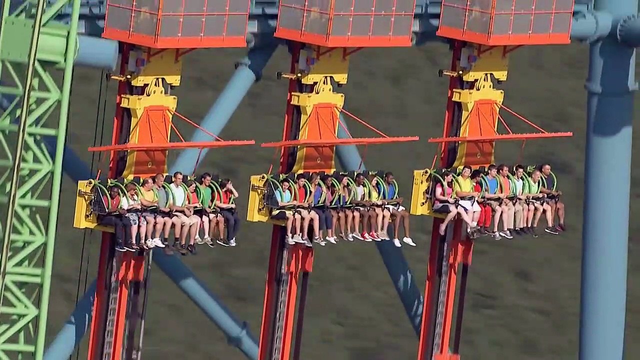 Une attraction tarée : chute libre de 126 mètres de hauteur à 140km/h