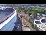 Drone Footage Shows 'Finishing Touches' Being Put on Giant Apple Campus