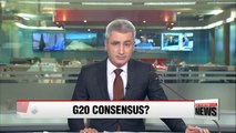 G20 members reach 'consensus' protectionism damages global economy