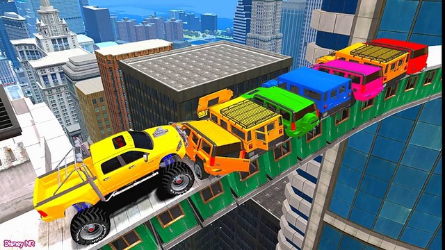 Learn Numbers - Monster Truck Color Cars for Kids w Spiderman Cartoon Videos and Nursery Rhymes - YouTube