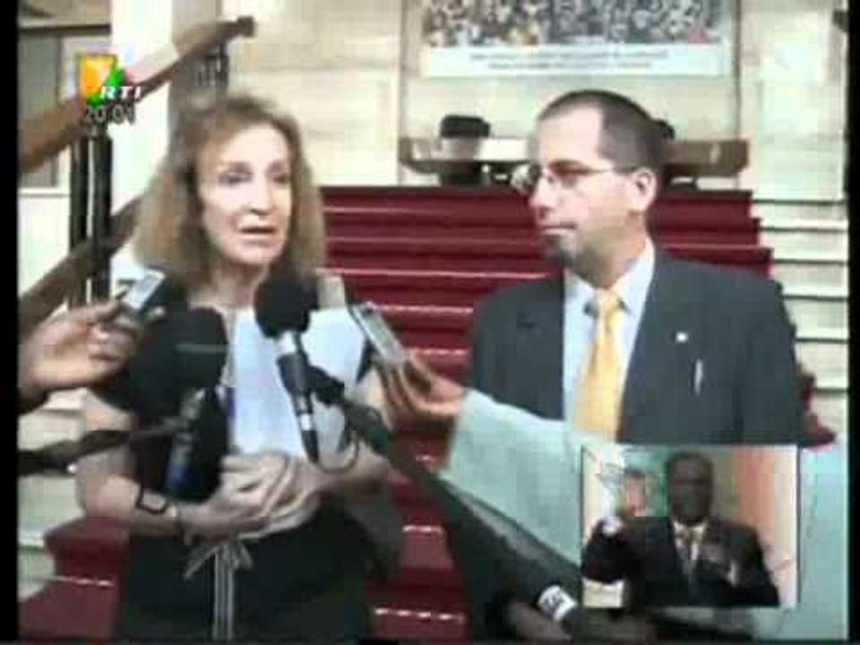 Audience du Président Laurent Gbagbo accordée à la délégation de la Croix-Rouge CICR