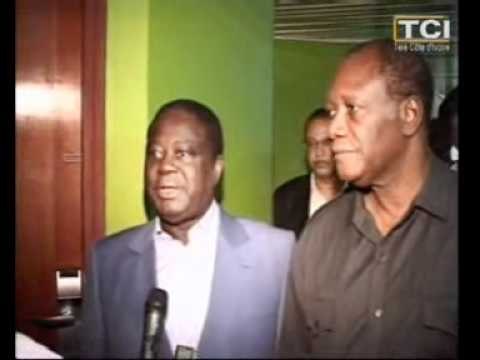 Audience du President Alassane Ouattara accordée au President Henri Konan Bedie