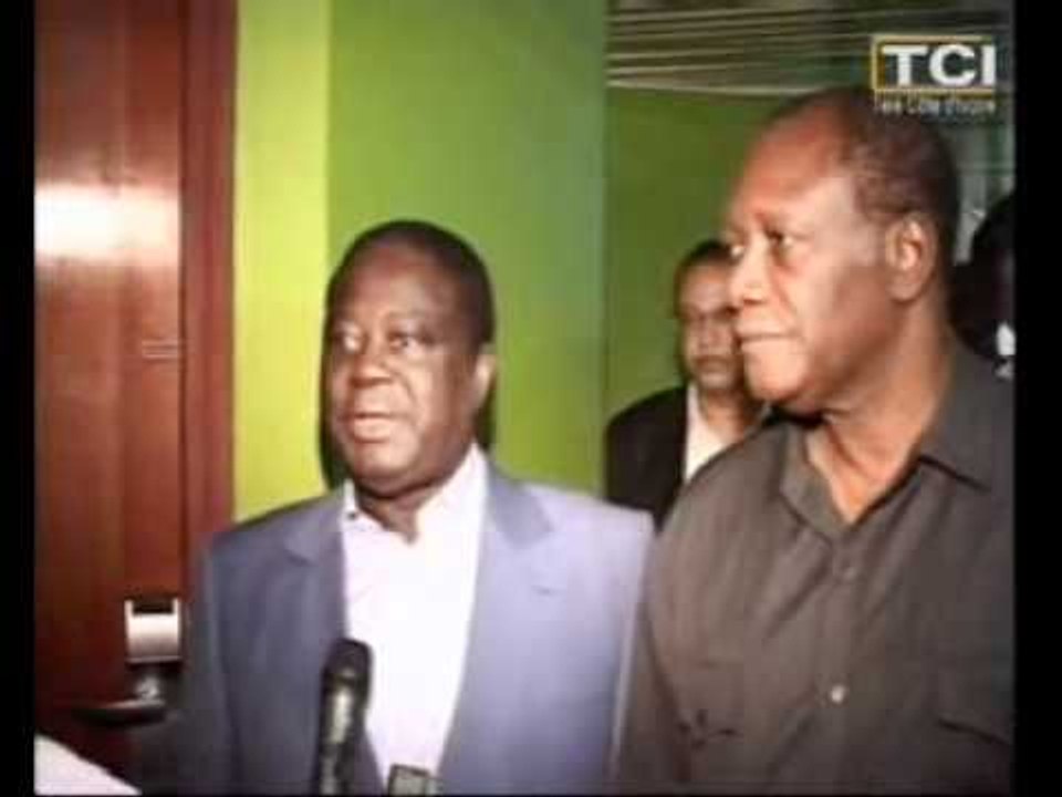 Audience du President Alassane Ouattara accordée au President Henri Konan Bedie