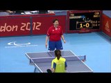 Table Tennis - FRA vs CHN - Women's Singles - Cls 8 Gold Medal Match - London 2012 Paralympic Games
