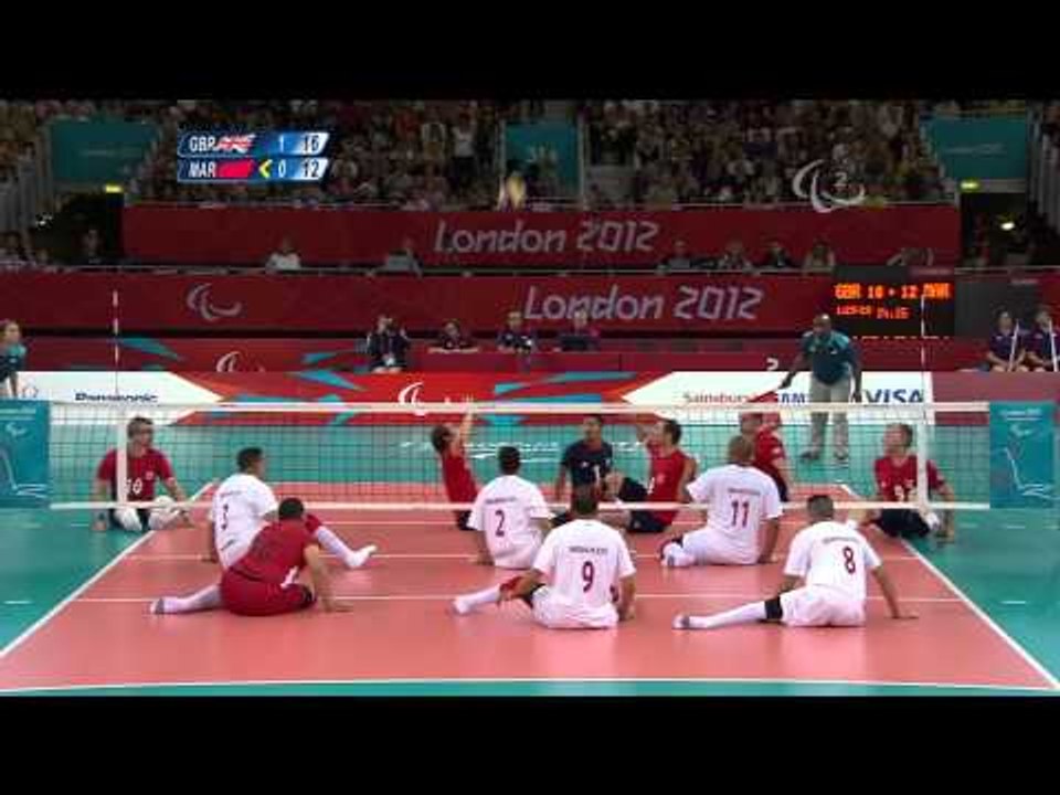 Sitting Volleyball - GBR versus MAR - Men's Preliminaries Pool A - London 2012 Paralympic Games