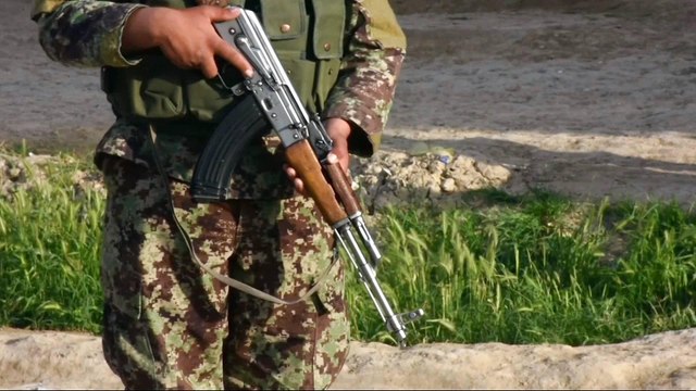 Taliban fighters attack Afghan army base