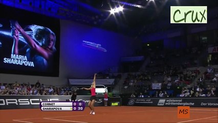 Stuttgart R2 2012 Highlights Maria Sharapova vs Alize Cornet