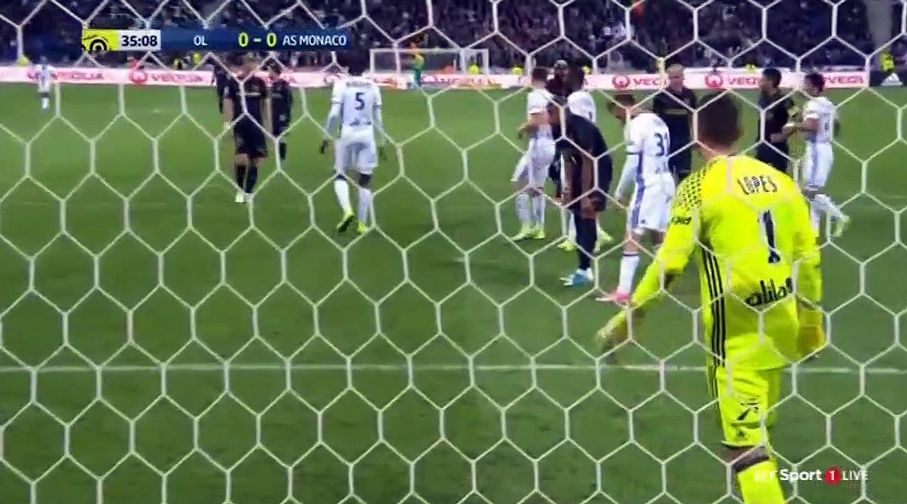 Radamel Falcao Goal HD - Olympique Lyonnais 0-1 AS Monaco - 23.04.2017 HD