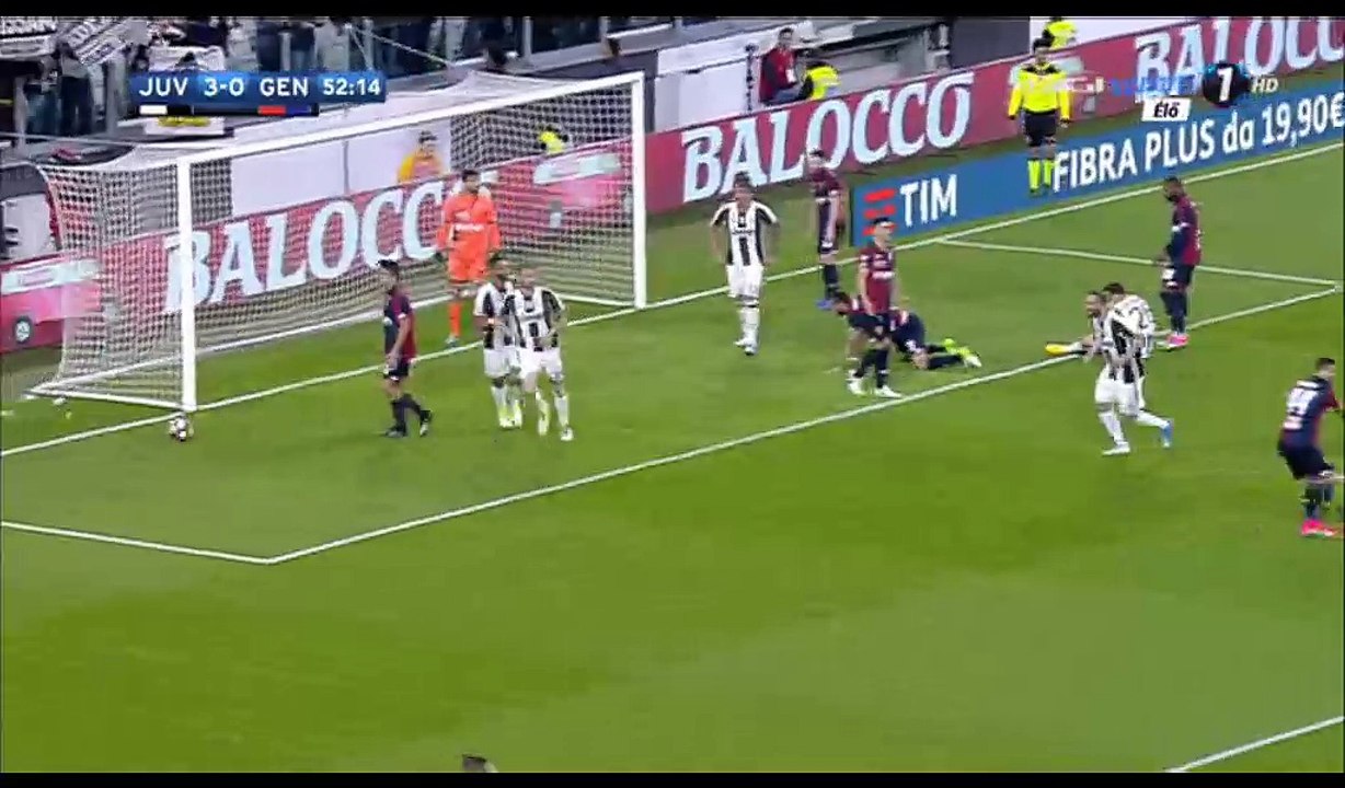 Leonardo Bonucci Goal Annulled HD - Juventus 3-0 Genoa - 23.04.2017