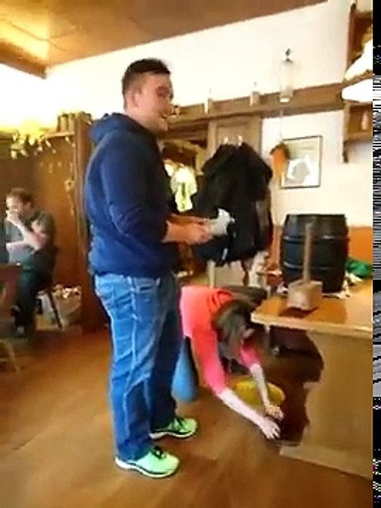 Keg tapping goes horribly wrong.