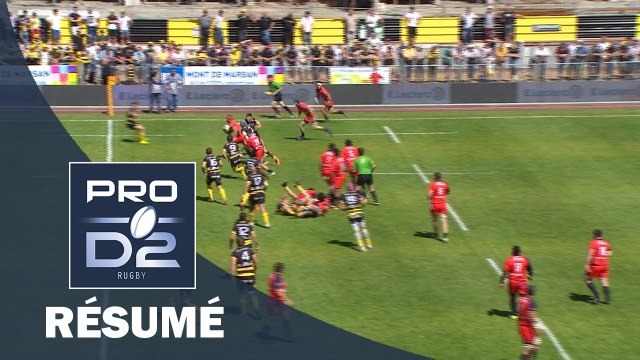 PRO D2 - Résumé Mont-de-Marsan-Aurillac: 43-25 - J28 - Saison 2016/2017