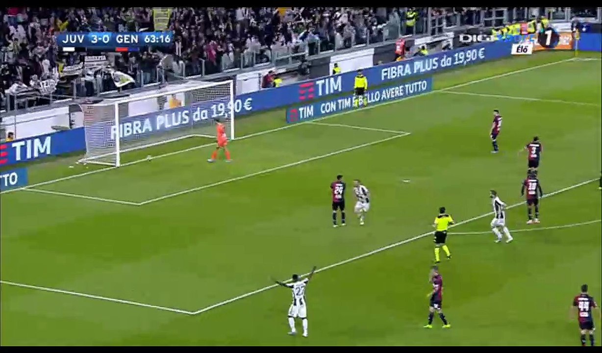 Leonardo Bonucci Goal HD - Juventus 4-0 Genoa - 23.04.2017