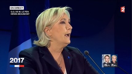 Marine Le Pen : «La première étape qui doit conduire les Français à l'Elysée est franchie»
