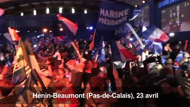Présidentielle: Réactions au QG de Marine Le Pen
