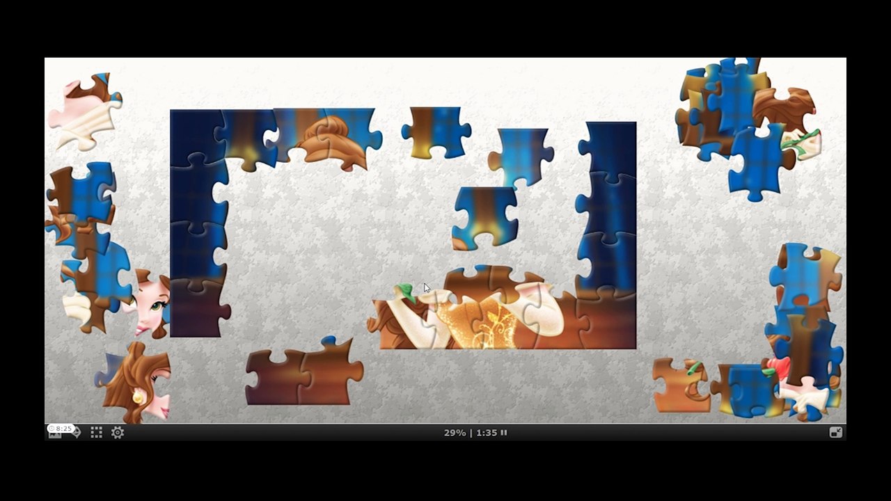 Puzzle Game Princess Belle - Disney - புதிரை - Puzle Kid