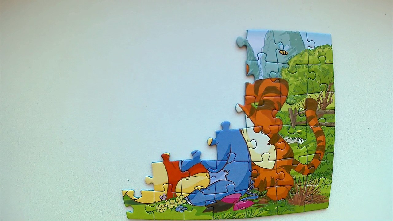 Puzzle Game Winnie-Pooh Tigger - Disney - అభ్యాసము - Puzle Kid
