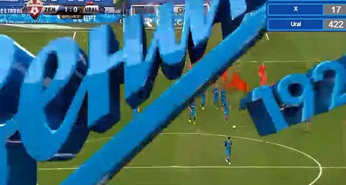 Branislav Ivanović Goal HD - Zenit St. Petersburg VS Ural Yekaterinburg 22.04.2017