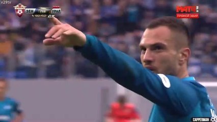 Yohan Mollo Goal HD - Zenit St. Petersburg 2 - 0 Ural - 21.04.2017