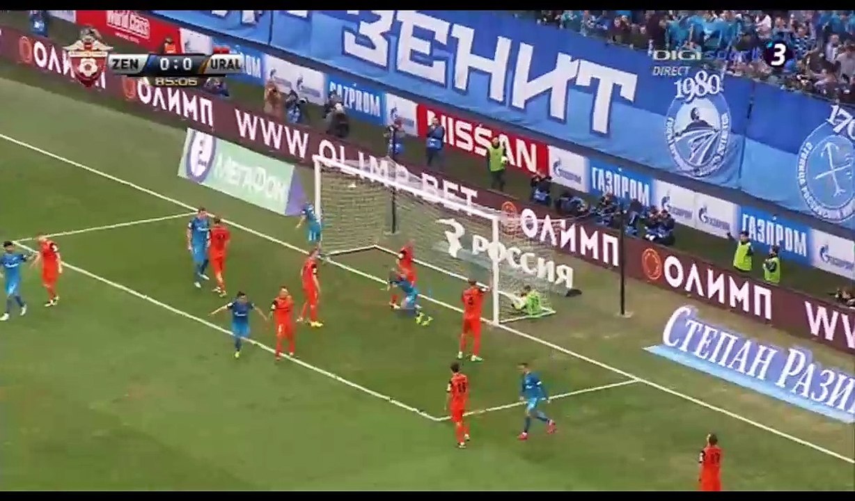 All Goals & Highlights HD - Zenit Petersburg 2-0 Ural  - 22.04.2017
