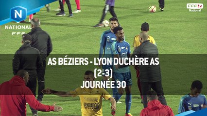 J30 : AS Béziers - Lyon Duchère AS (2-3), le résumé