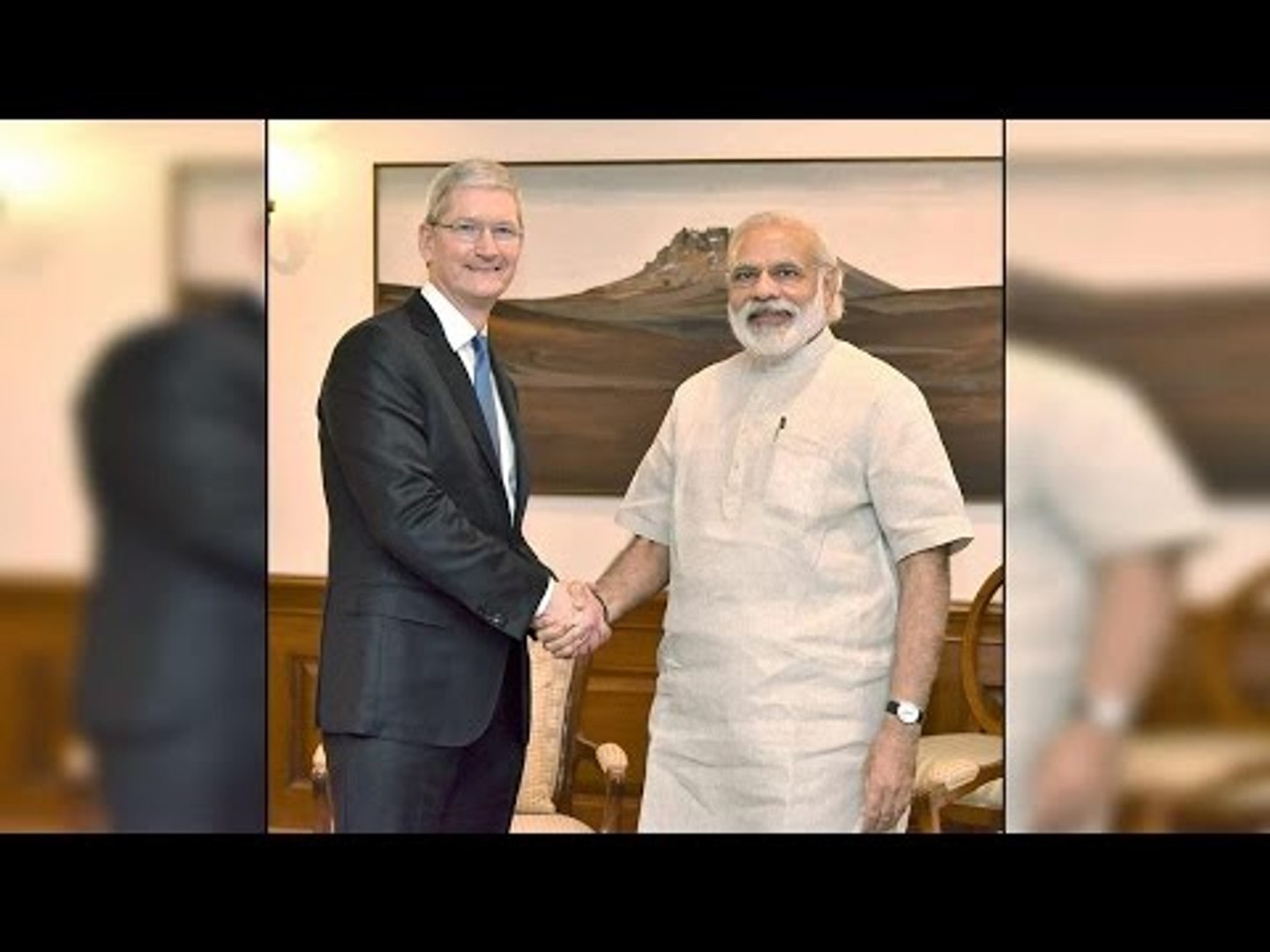 ⁣Tim Cook meets PM Modi, launches updated Mobile App of Modi for iPhone| Oneindia News