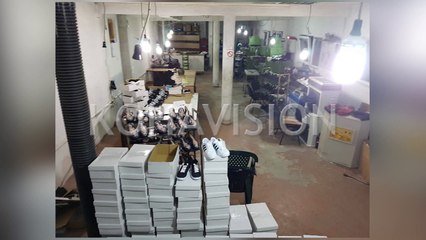 Punëtoria në Skenderaj që prodhonte fals “Nike” dhe “Adidas”