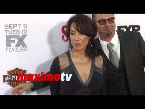 Katey Sagal & Kurt Sutter | Sons of Anarchy Season 7 Premiere | Red Carpet
