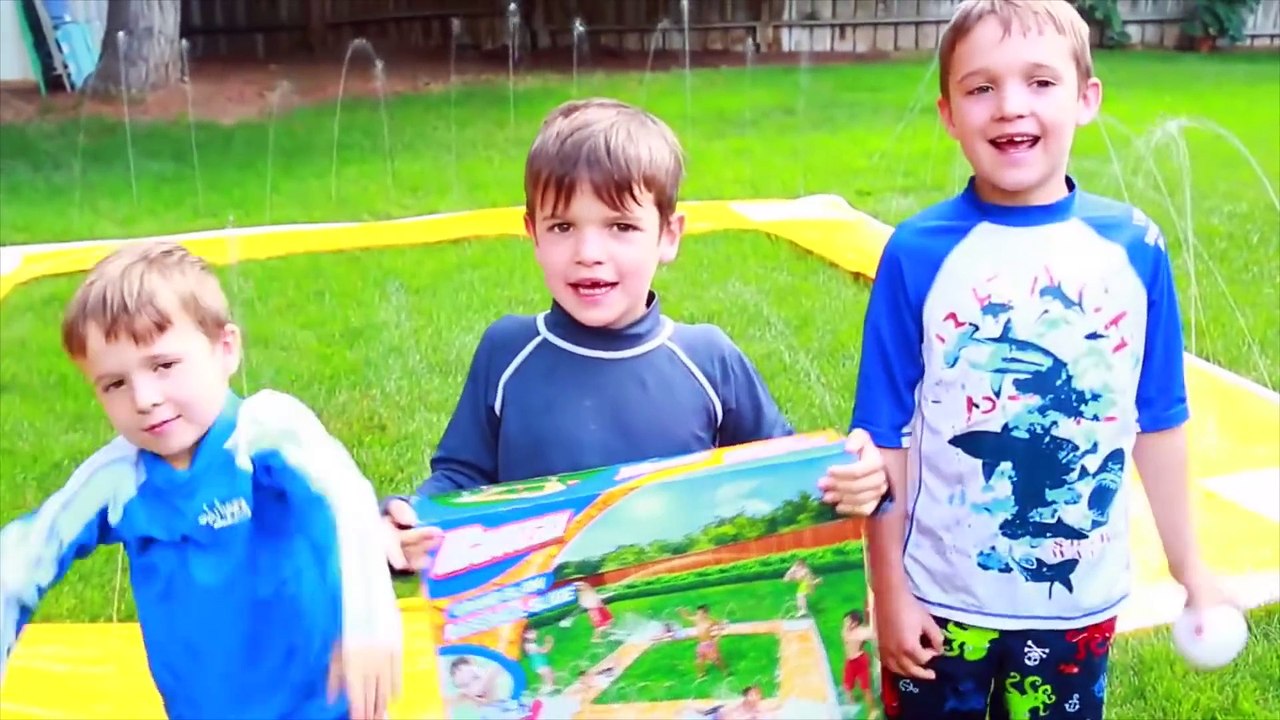 Little Tikes Wet & Dry First Slip N Slide + GIANT POOL Family Summer Fun w DisneyCarToys