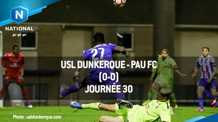 J30 : USL Dunkerque - Pau FC (0-0), le résumé
