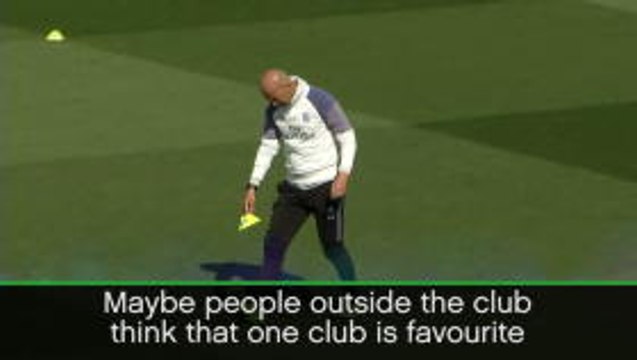 Zidane shrugs off favourites tag for Clasico