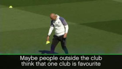 Zidane shrugs off favourites tag for Clasico