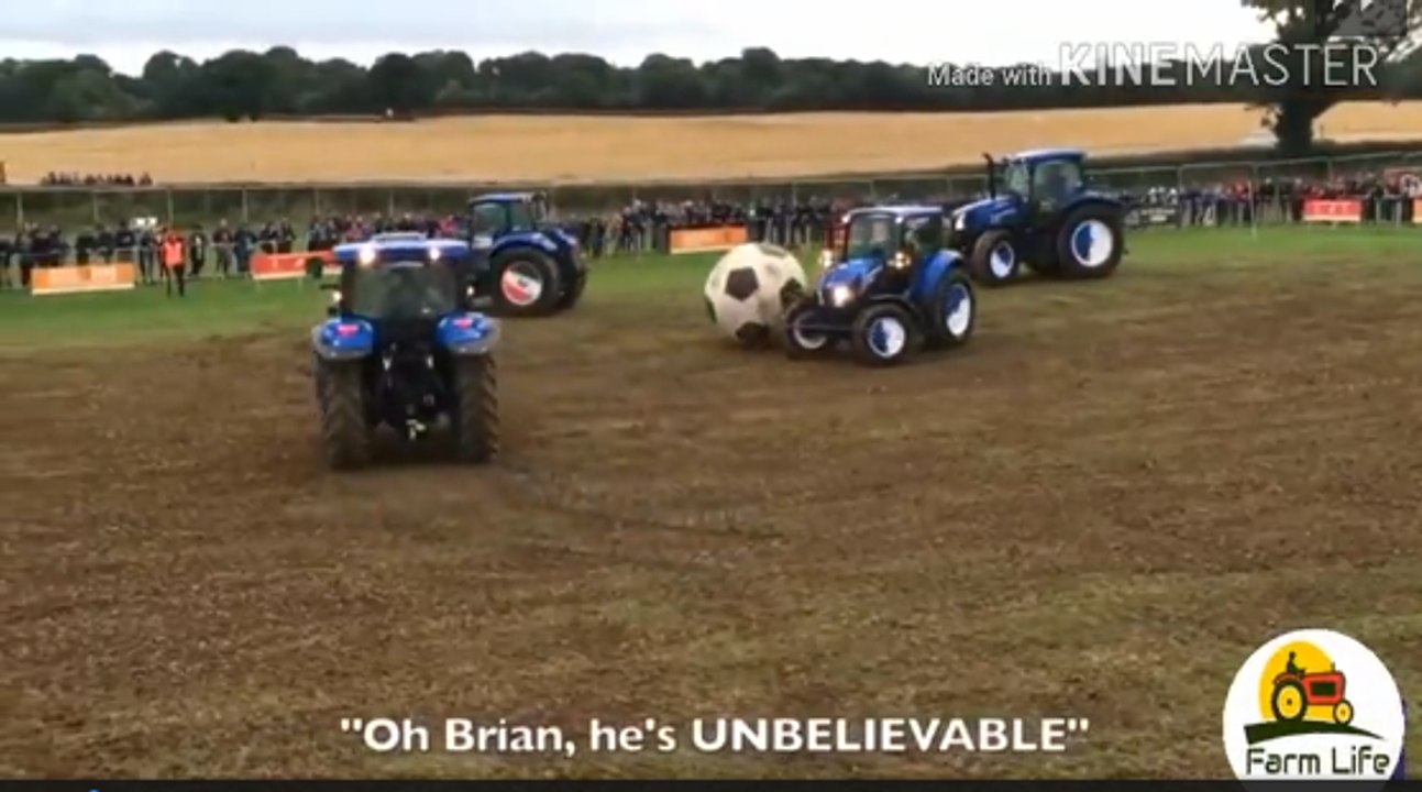 Tractor Football at The National Ploughing Championships