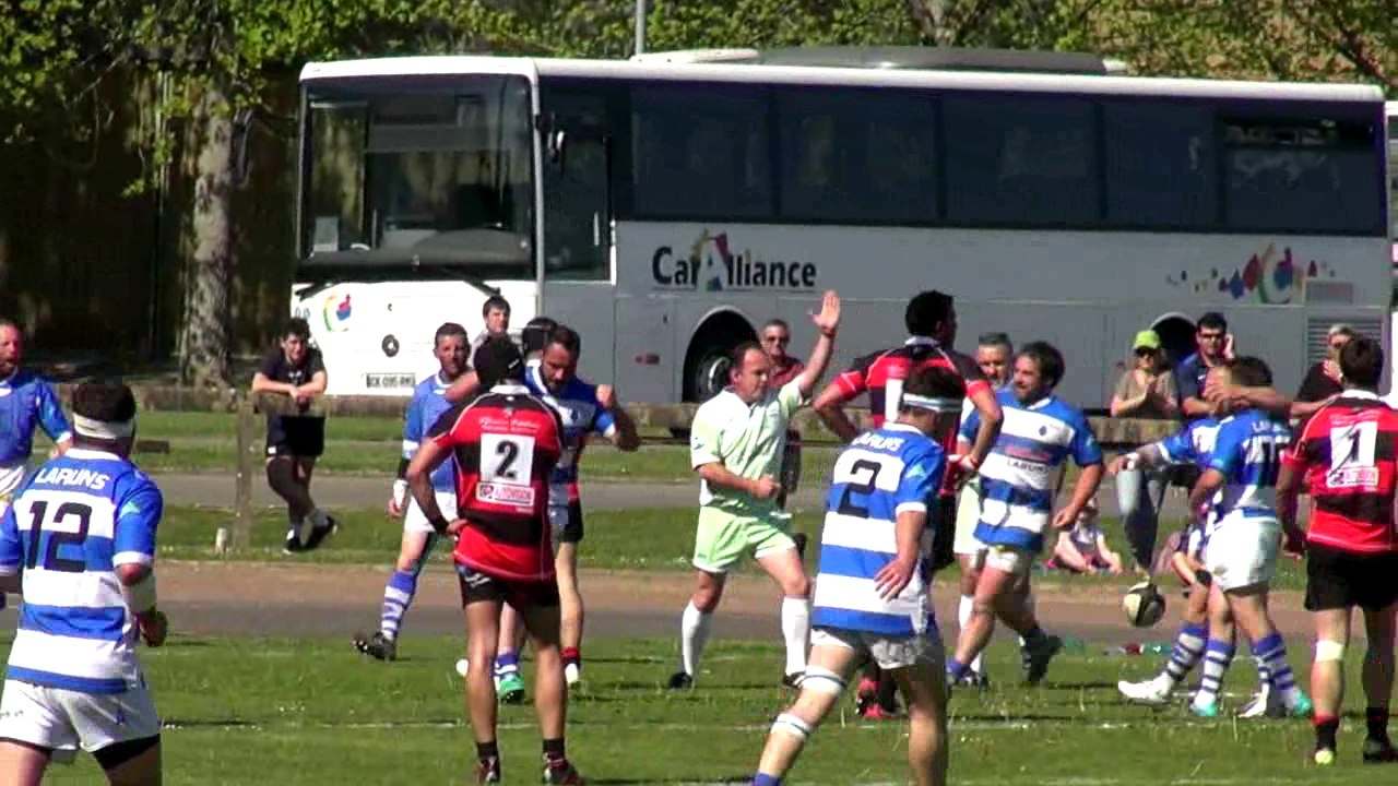 Finale Honneur Laruns - Pontacq : l'essai de Bonnemason