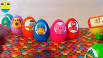 Surprise eggs unboxing toys Pocoy  toys huevos sorpresa con juguetes 2017-