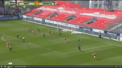 But Alexandre Coeff Brest 1-1 Amiens   22.04.2017 (HD)