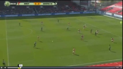 Thomas Monconduit  Goal - Stade Brestois vs Amiens SC 2-3  22.04.2017 (HD)