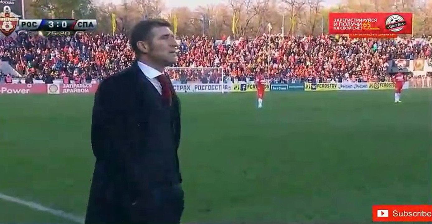 Denis Glushakov Red Card HD - Rostov 3-0 Spartak Moscow 22.04.2017