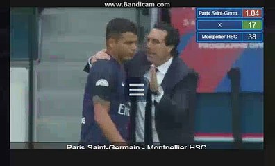 Edinson Cavani Goal PSG 1-0 Montpellier  22.04.2017