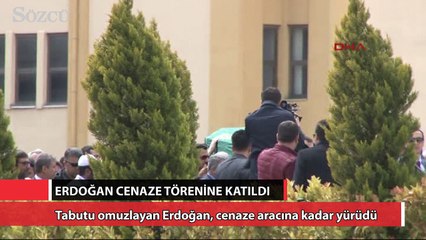 Erdoğan, cenaze törenine katıldı