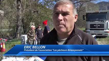 Briançon : les pêcheurs unis pour nettoyer les rivières