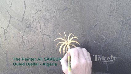 How to Recolour Wall and draw Palm trees by Ali SAKEUR
