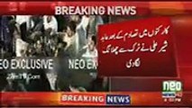 What Happened With Abid Sher Ali In PMLN Jalsa Faisalabad