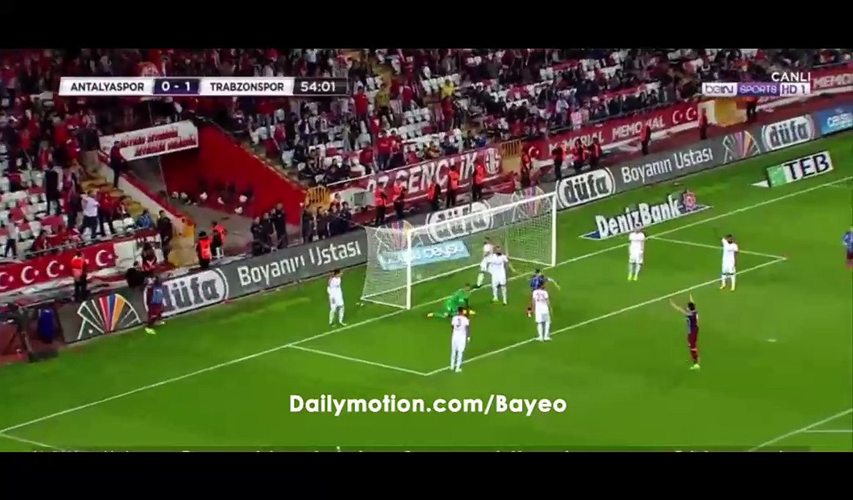 Ugur Demirok Goal HD - Antalyaspor 0-2 Trabzonspor - 22.04.2017